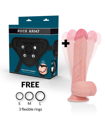 ROCKARMY - ARNES HAWK ROTADOR Y VIBRADOR 22 CM -O- 4.6 CM