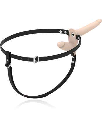 FETISH SUBMISSIVE HARNESS - DOBLE PENETRACIÓN VIBRADOR FLESH UP