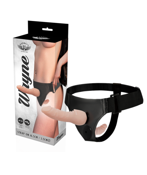HARNESS ATTRACTION - WAYNE DOBLE PENETRACIÓN 16.5 CM -O- 3.5 CM HARNESS ATTRACTION - WAYNE DOBLE PENETRACIÓN 16.5 CM -O- 3.5 CM