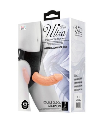 BAILE - ULTRA PASSIONATE HARNESS DILDOS DOBLES CON ARNÉS