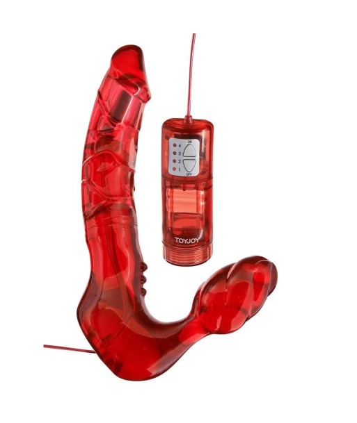 TOYJOY - ARNÉS DOBLE PENETRACIÓN SIN CORREAS CON VIBRADOR TOYJOY - ARNÉS DOBLE PENETRACIÓN SIN CORREAS CON VIBRADOR