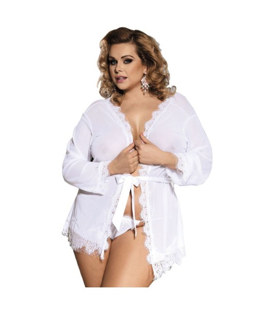 SUBBLIME - BABYDOLL BLANCO CON FRANJATALLA GRANDE SUBBLIME - BABYDOLL BLANCO CON FRANJATALLA GRANDE
