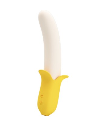 PRETTY LOVE - BANANA GEEK SUPER POWER 7 VIBRACIONES UPandDOWN SILICONA NEGRO