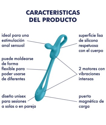 SATISFYER - PLUG and PLAY 1 MULTIVIBRADOR FLEXIBLE