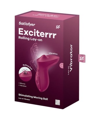 SATISFYER - EXCITERRR VIBRADOR LAY-ON CLÍTORIS FUCSIA
