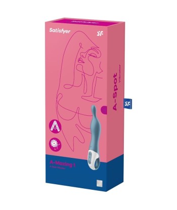 SATISFYER - AMAZING 1 VIBRADOR PUNTO A AZUL