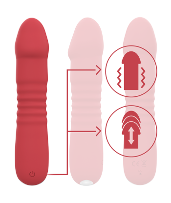INTENSE - JUNI UP and DOWN 10 VIBRACIONES ROJO