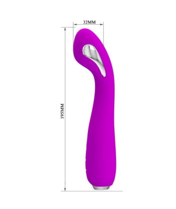 PRETTY LOVE - HECTOR VIBRADOR ELECTROSHOCK RECARGABLE and IMPERMEABLE MORADO