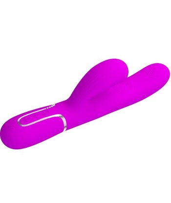 PRETTY LOVE - PERLITA VIBRADOR PUNTO G 3 EN 1 MULTIFUNCIÓN VIOETA