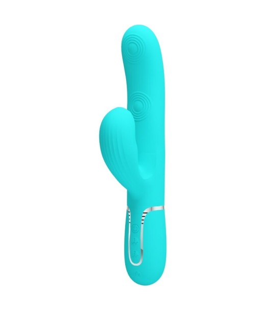 PRETTY LOVE - PERLITA VIBRADOR PUNTO G 3 EN 1 MULTIFUNCIÓN VERDE AGUA PRETTY LOVE - PERLITA VIBRADOR PUNTO G 3 EN 1 MULTIFUNCIÓN VERDE AGUA