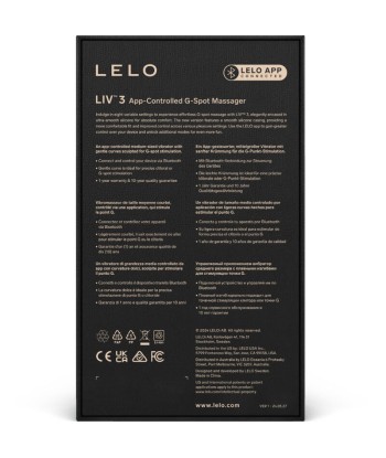 LELO - LIV 3 ESTIMULADOR PUNTO G AZUL