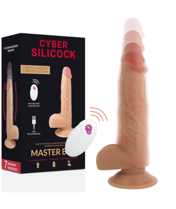 CYBER SILICOCK - REALÍSTICO CONTROL REMOTO MASTER BEN 23.88 CM -O- 4.3 CM
