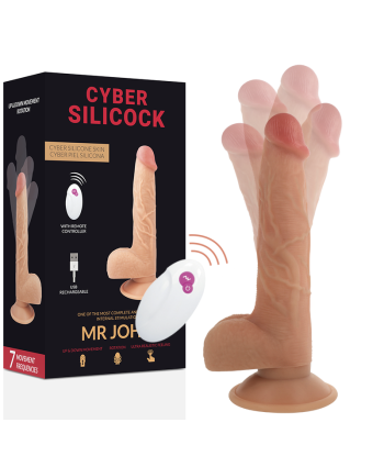 CYBER SILICOCK - REALÍSTICO CONTROL REMOTO MR JOHN 23.88 CM -O- 4.3 CM