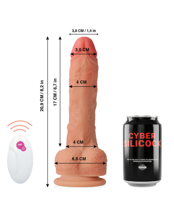 CYBER SILICOCK - REALÍSTICO CONTROL REMOTO MR RICK 20.9 CM -O- 4 CM