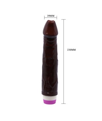 BAILE - WAVES OF PLEASURE VIBRADOR 23 CM MARRÓN
