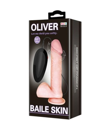 BAILE - VIBRADOR REALÍSTICO OLIVER CON FUNCION ROTACIÓN