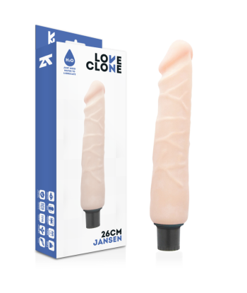 LOVECLONE - JANSEN VIBRADOR REALÍSTICO SELF LUBRICATION 26 CM -O- 4.2 CM