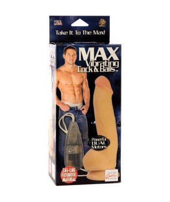 CALEXOTICS - MAX PENE REALÍSTICO CON DOBLE VIBRADOR CALEXOTICS - MAX PENE REALÍSTICO CON DOBLE VIBRADOR
