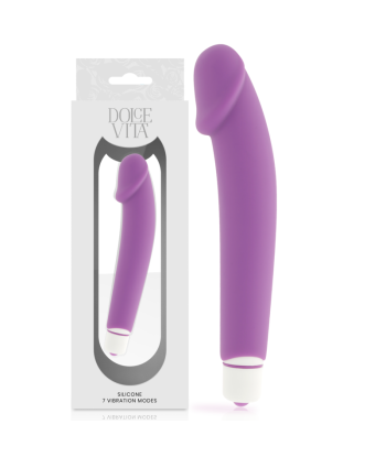 DOLCE VITA - REALISTIC VIBRADOR SILICONA LILA