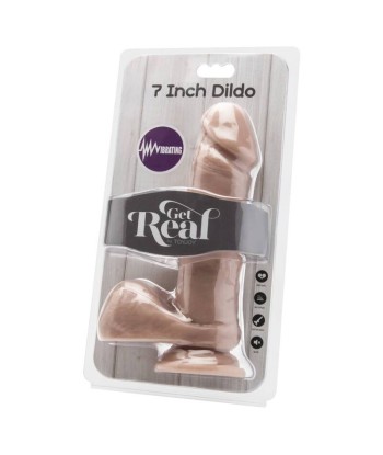 GET REAL - DILDO 18 CM CON TESTÍCULOS VIBRADOR NATURAL GET REAL - DILDO 18 CM CON TESTÍCULOS VIBRADOR NATURAL