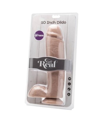 GET REAL - DILDO 25,5 CM CON TESTÍCULOS VIBRADOR NATURAL GET REAL - DILDO 25,5 CM CON TESTÍCULOS VIBRADOR NATURAL