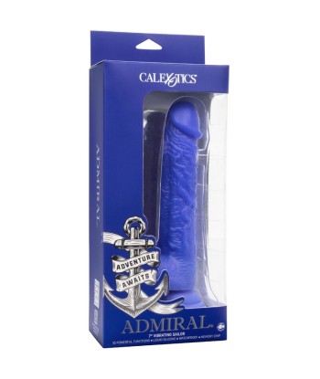 CALEXOTICS - ADMIRAL SAILOR DILDO REALÍSTICO VIBRADOR AZUL CALEXOTICS - ADMIRAL SAILOR DILDO REALÍSTICO VIBRADOR AZUL