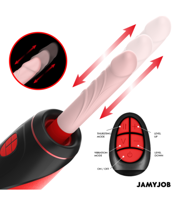 JAMYJOB - PYSTON BASE MASTURBADOR AUTOMÁTICO CON DILDO CONTROL REMOTO JAMYJOB - PYSTON BASE MASTURBADOR AUTOMÁTICO CON DILDO CONTROL REMOTO