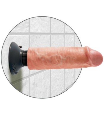 KING COCK - DILDO VIBRADOR 15.24 CM NATURAL KING COCK - DILDO VIBRADOR 15.24 CM NATURAL