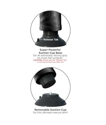 KING COCK - DILDO VIBRADOR CON TESTÍCULOS 23 CM NEGRO