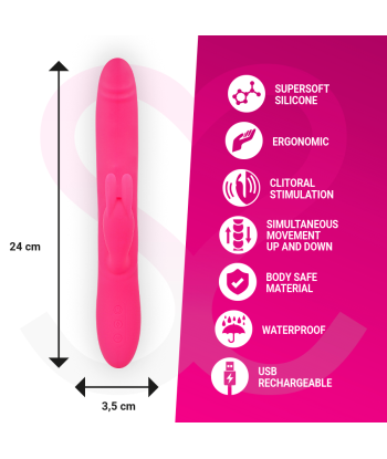 MORESSA - WARREN IMPULSOR OSCILANTE Y POTENTE VIBRACIÓN PREMIUM SILICONA RECARGABLE