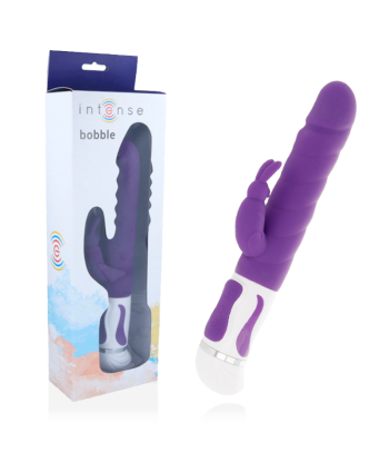 INTENSE - BOBBLE VIBRADOR ROTADOR SILICONA LILA