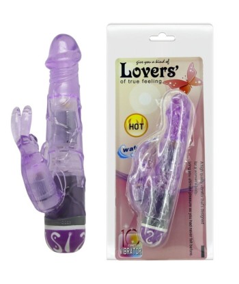 BAILE - VIBRATORS MULTIVELOCIDAD CON RABBIT LILA