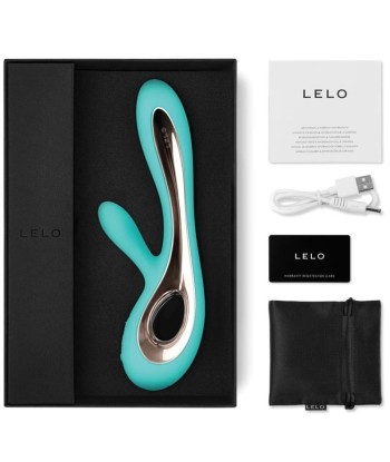 LELO - SORAYA 2 VIBRADOR RABBIT VERDE AGUA LELO - SORAYA 2 VIBRADOR RABBIT VERDE AGUA