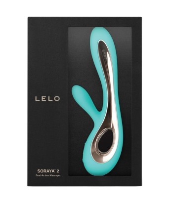 LELO - SORAYA 2 VIBRADOR RABBIT VERDE AGUA LELO - SORAYA 2 VIBRADOR RABBIT VERDE AGUA