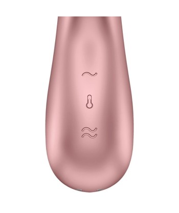 SATISFYER - HOT LOVER VIBRADOR ROSA and BEIGE