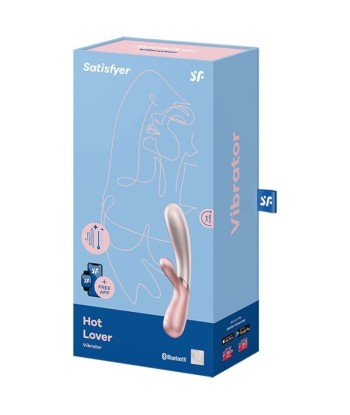 SATISFYER - HOT LOVER VIBRADOR ROSA and BEIGE