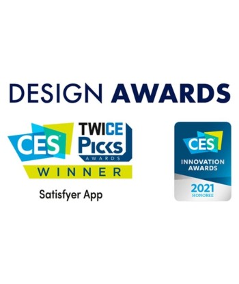 SATISFYER - HOT LOVER VIBRADOR ROSA and BEIGE