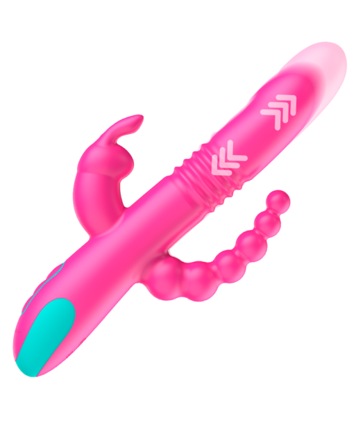 HAPPY LOKY - DONALD TRIPLE ESTIMULACIÓN: ANAL, PUNTO G and CLÍTORIS COMPATIBLE CON WATCHME WIRELESS TECHNOLOGY