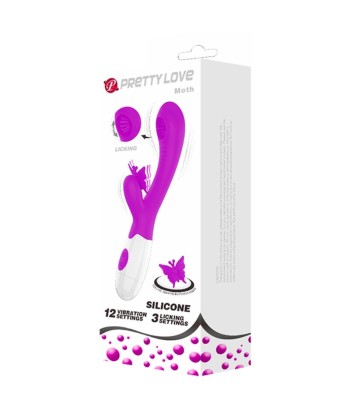 PRETTY LOVE - MOTH LICKING and VIBRATING LILA