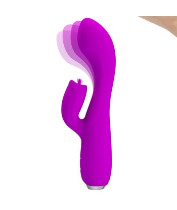 PRETTY LOVE - GLORIA VIBRADOR CONEJO RECARGABLE-IMPERMEABLE MORADO PRETTY LOVE - GLORIA VIBRADOR CONEJO RECARGABLE-IMPERMEABLE MORADO