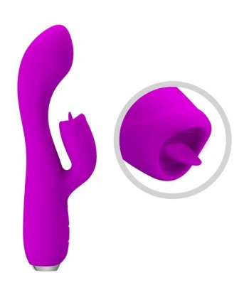 PRETTY LOVE - GLORIA VIBRADOR CONEJO RECARGABLE-IMPERMEABLE MORADO PRETTY LOVE - GLORIA VIBRADOR CONEJO RECARGABLE-IMPERMEABLE MORADO