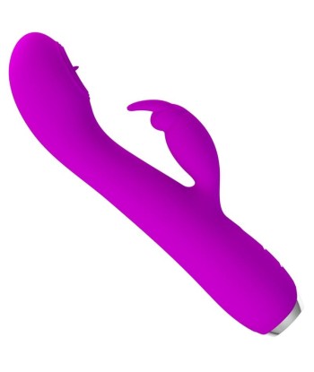 PRETTY LOVE - RACHEL VIBRADOR RECARGABLE CON ONDAS ESTIMULADORAS MORADO