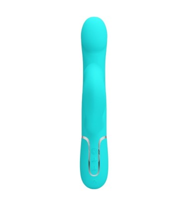 PRETTY LOVE - VIBRADOR RABBIT PERLAS VERDE AGUA
