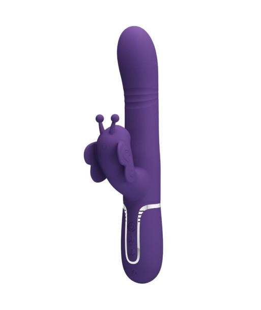 PRETTY LOVE - VIBRADOR RABBIT MULTIFUNCIÓN 4 EN 1 MARIPOSA MORADO PRETTY LOVE - VIBRADOR RABBIT MULTIFUNCIÓN 4 EN 1 MARIPOSA MORADO