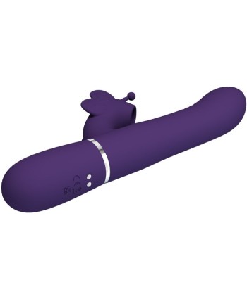PRETTY LOVE - VIBRADOR RABBIT MULTIFUNCIÓN 4 EN 1 MARIPOSA MORADO PRETTY LOVE - VIBRADOR RABBIT MULTIFUNCIÓN 4 EN 1 MARIPOSA MORADO