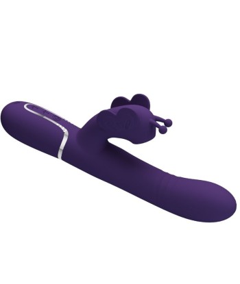 PRETTY LOVE - VIBRADOR RABBIT MULTIFUNCIÓN 4 EN 1 MARIPOSA MORADO PRETTY LOVE - VIBRADOR RABBIT MULTIFUNCIÓN 4 EN 1 MARIPOSA MORADO