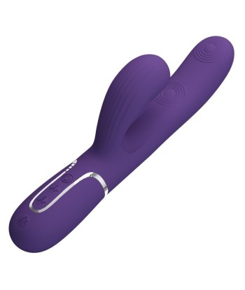 PRETTY LOVE - PERLITA VIBRADOR PUNTO G 3 EN 1 MULTIFUNCIÓN MORADO PRETTY LOVE - PERLITA VIBRADOR PUNTO G 3 EN 1 MULTIFUNCIÓN MORADO
