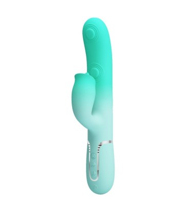 PRETTY LOVE - GIGI VIBRADOR RABBIT MULTIFUNCIÓN VERDE AGUA PRETTY LOVE - GIGI VIBRADOR RABBIT MULTIFUNCIÓN VERDE AGUA