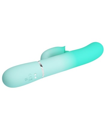 PRETTY LOVE - GIGI VIBRADOR RABBIT MULTIFUNCIÓN VERDE AGUA PRETTY LOVE - GIGI VIBRADOR RABBIT MULTIFUNCIÓN VERDE AGUA