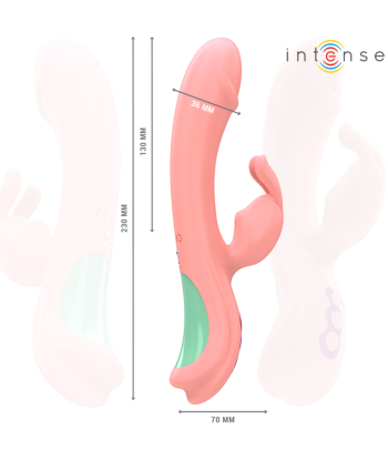INTENSE - RACHEL VIBRADOR RABBIT 5 VIBRACIONES ROSA